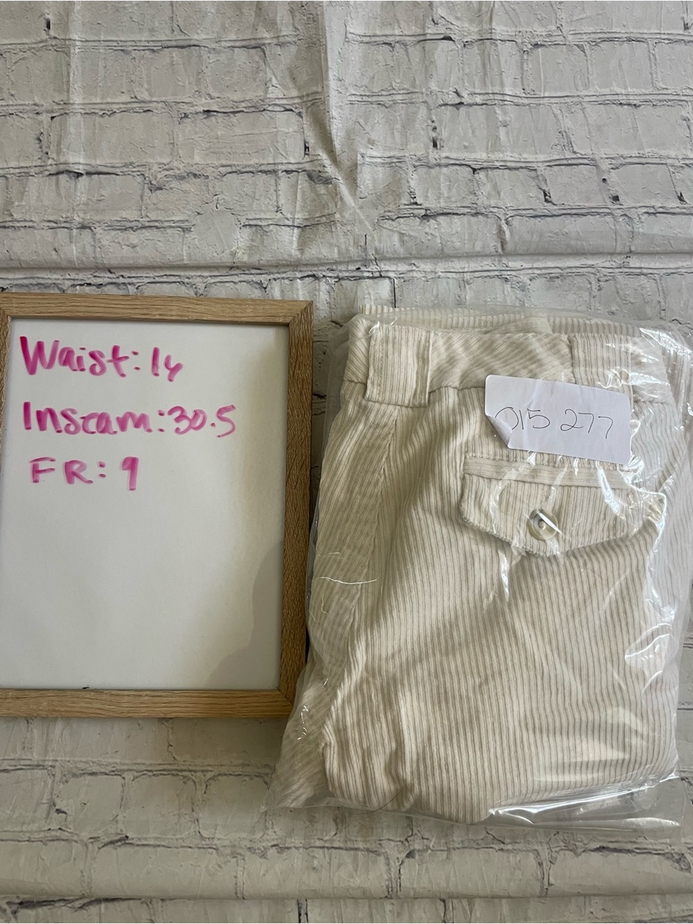 Banana Republic Factory Cream Corduroy Pants - Picture 5 of 5